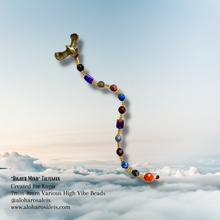 Load image into Gallery viewer, Kupuʻs Higher Mind Talisman for Sagittarious 2021 is made up of 12 awesome high vibe beads!