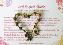 Load image into Gallery viewer, Saint Peregrine Mini RosaLei (Chaplet)