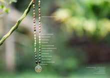 Load image into Gallery viewer, 11 supportive gemmies on each side and 22 Fair Trade 6mm Wood Beads on each side.