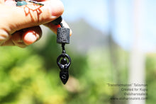 Load image into Gallery viewer, I love this compact Black Goddess with the symbol of the spiral on her lower chakras!